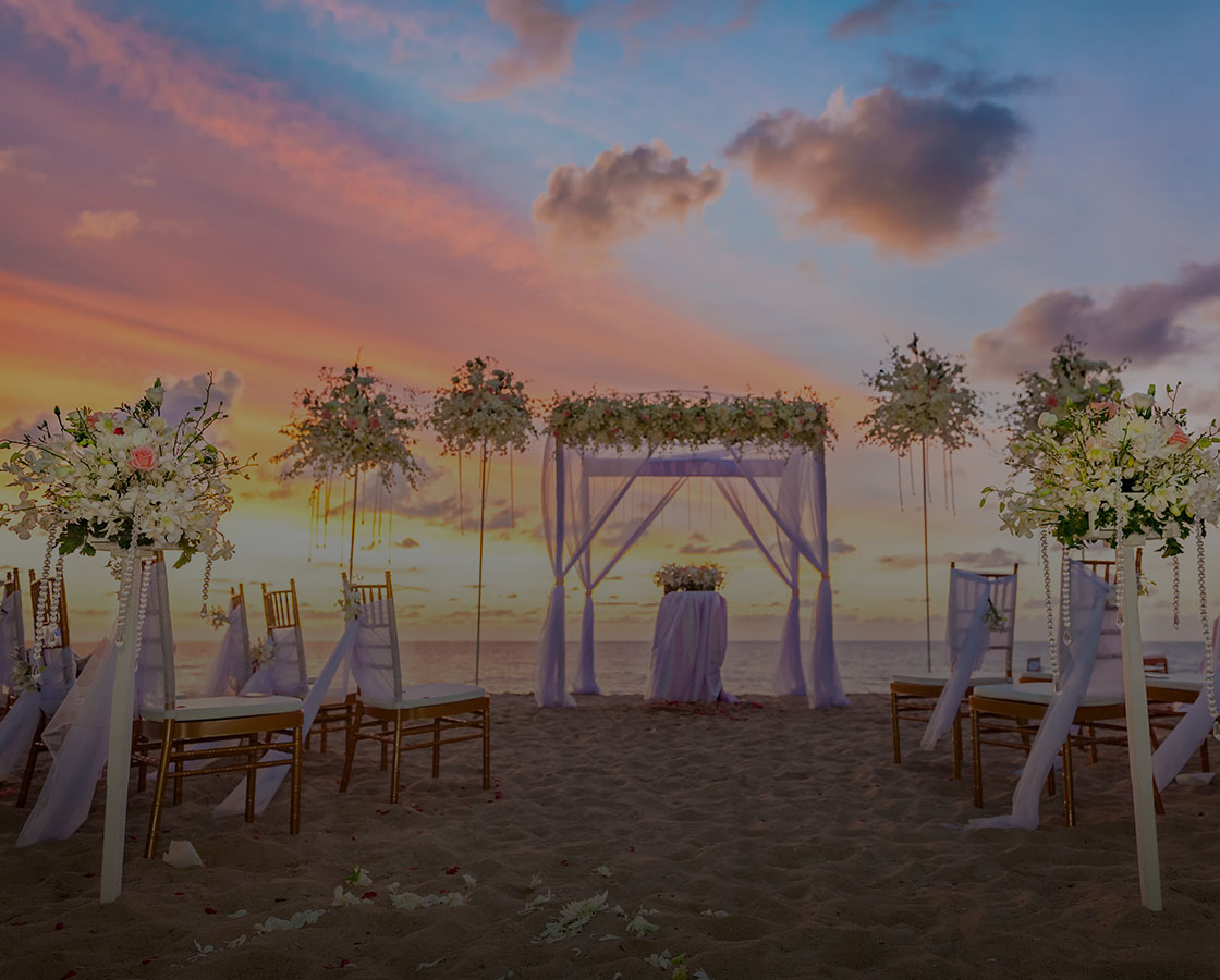 Beach wedding theme